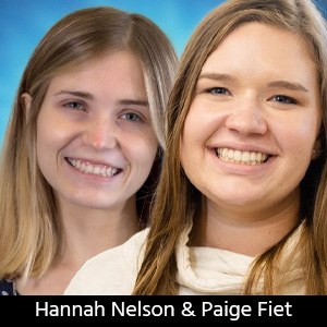 Hannah Nelson & Paige Fiet